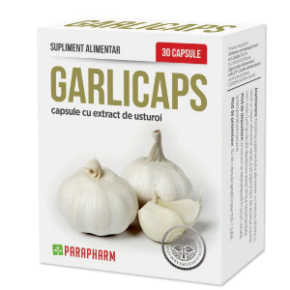 Garlicaps pentru scaderea tensiunii, 30 capsule
