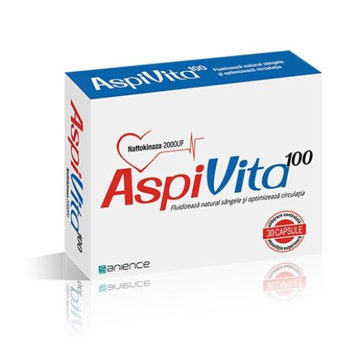 Supliment Alimentar AspiVita 100, 30 capsule, Sanience