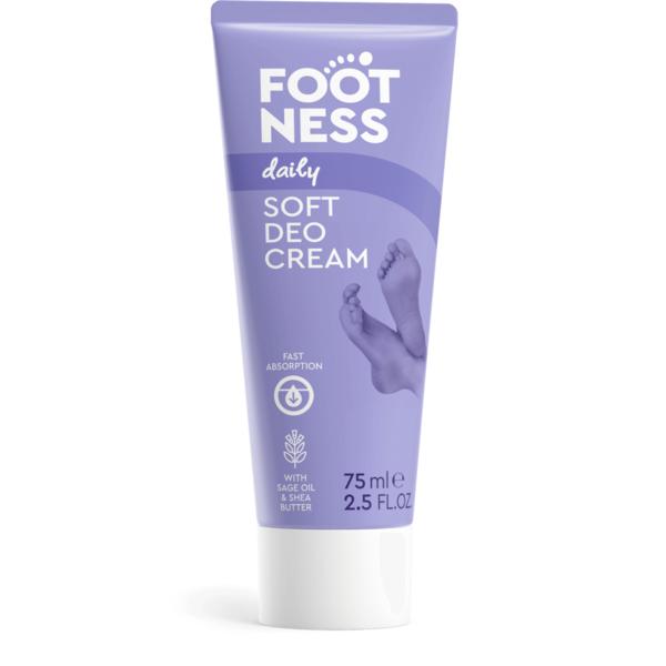 Crema Delicata pentru Picioare 3 in 1 Soft Deo Cream Footness, 75 ml