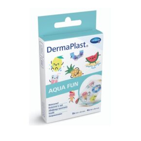 Plasturi rezistenti la apa, DermaPlast Aqua Fun, 12 bucati