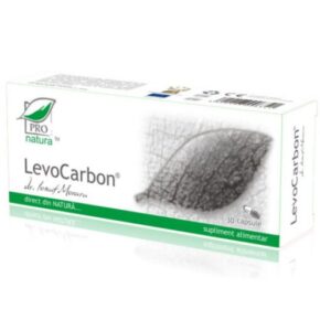 LevoCarbon cu carbune medicinal, 30 capsule