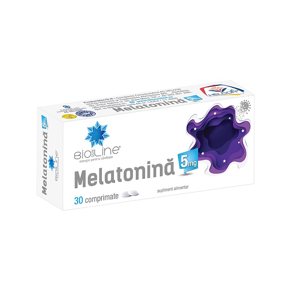 Melatonina 5 mg, BioSunLine, 30 comprimate