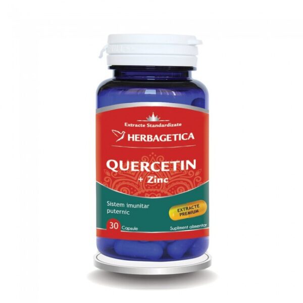 Quercetin+Zn, 30 capsule, Herbagetica