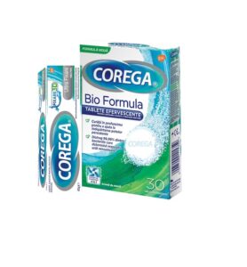 Pachet promo Corega: Adeziv pentru proteza Neutro, 40 g + Tablete efervescente Bio Formula, 30 tablete