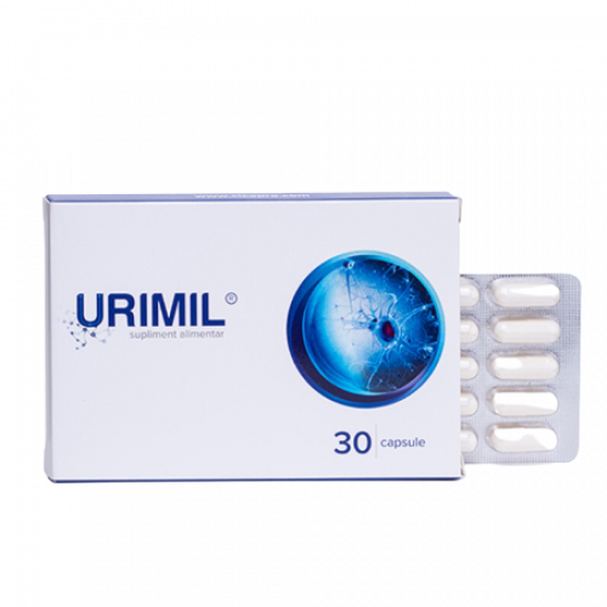 Urimil, cu rol in sustinerea sistemului nervos periferic, 30 capsule