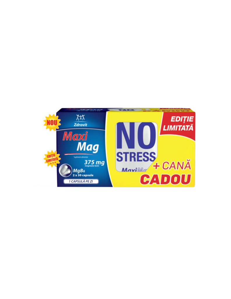 MaxiMag 375 mg + Cana Cadou