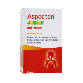 Sirop Antitusiv pentru copii cu muschi irlandez, Aspecton Junior, 100 ml