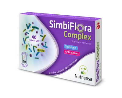 Supliment alimentar SimbiFlora Complex, 40 miliarde UFC, 10 capsule