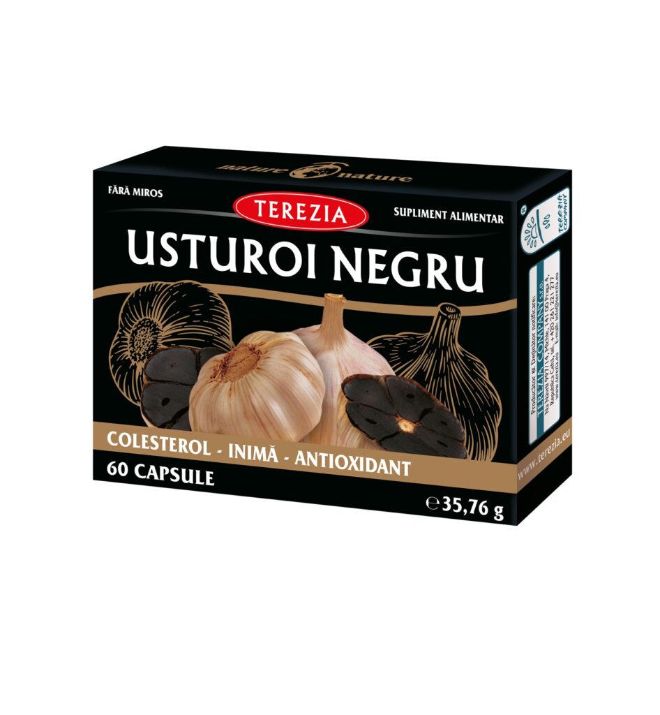 Supliment Alimentar Usturoi Negru, 60 capsule