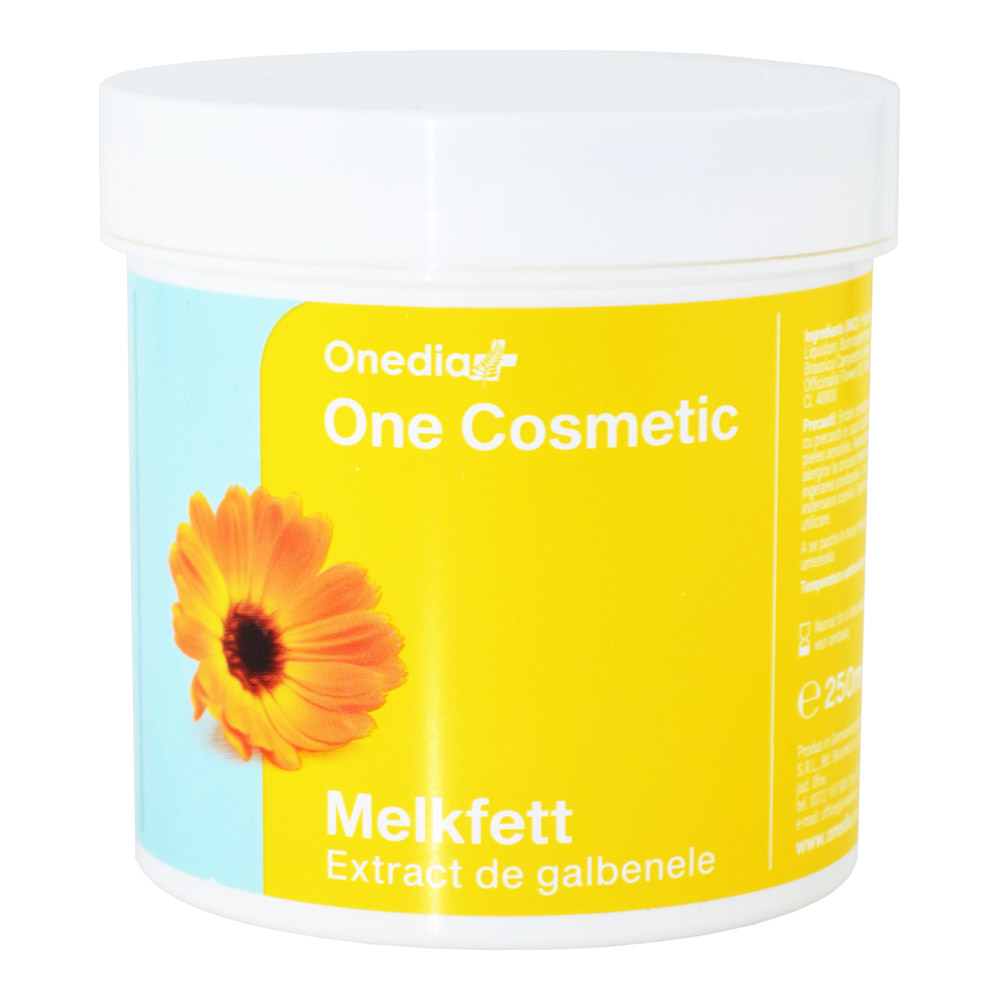 One Cosmetic Melkfett Crema Galbenele, 250 ml