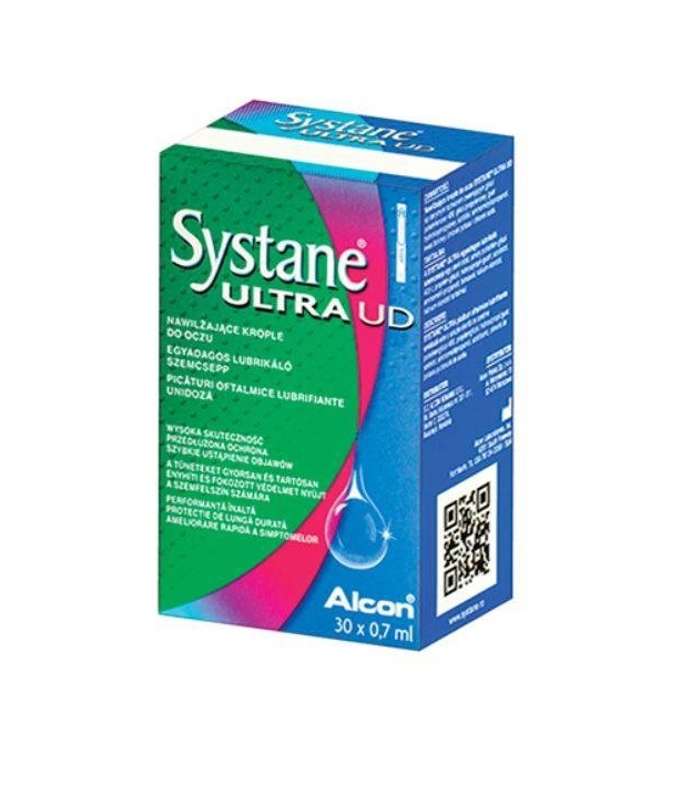 Systane Ultra UD, picaturi oftalmice lubrifiante, 30 unidoze x 0,7 ml