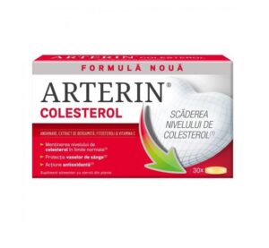 Arterin Colesterol cu rol in scaderea nivelului de colesterol, 30 comprimate
