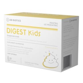 Digest Kids prebiotice pentru copii, suspensie orala, 7 flacoane