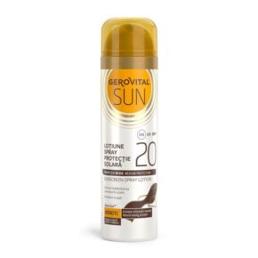 Lotiune spray cu protectie solara SPF 20 Gerovital Sun, 150 ml