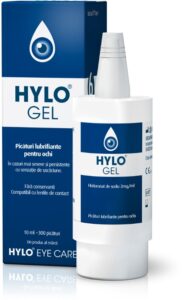 Hylo Gel picaturi lubrifiante pentru ochi, 10 ml