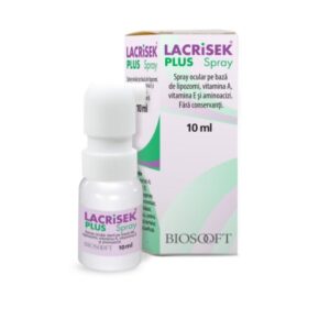 Spray Ocular pe baza de Vitamina A si E LacriSek Plus, 10 ml