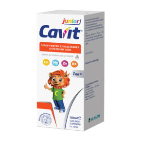 Sirop pentru consolidarea sistemului osos, Cavit Junior, 150 ml