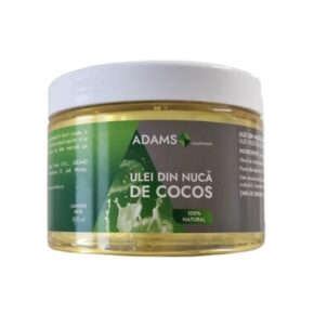 Ulei din Nuca de Cocos 100 % natural Adams, 500 ml