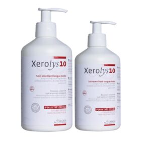 Emulsie pentru piele uscata Xerolys 10, 2 x 200 ml