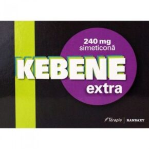 Kebene extra 250 mg simeticona, 30 capsule moi, Terapia