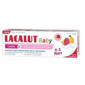Pasta de dinti pentru copii Lacalut Baby 0-2 ani, 55 ml