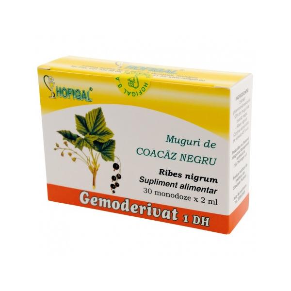 Muguri de Coacaz Negru ( Gemoderivat 1DH ), 30 monodoze x 2 ml