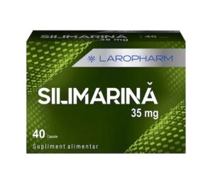 Supliment alimentar Silimarina 35 mg, Laropharm, 40 capsule