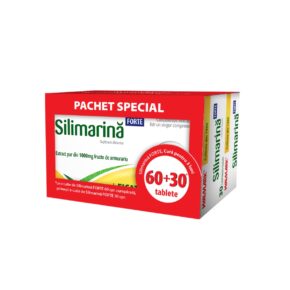 Pachet pentru protectia ficatului Silimarina Forte, 60+30 comprimate, Walmark