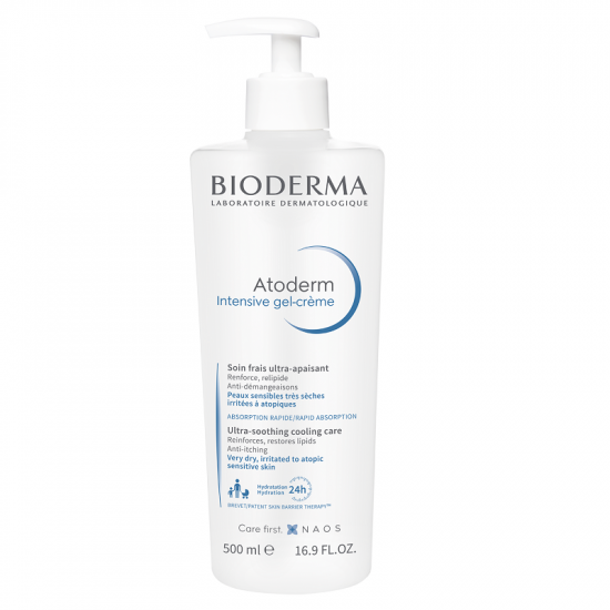 Gel-Crema Bioderma Atoderm Intensive, 500 ml