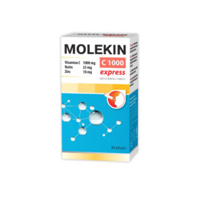 Molekin Express Vitamina C 1000mg + Rutin 25mg+ Zinc 10mg , 20 plicuri