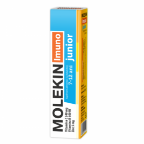Supliment alimentar Molekin Imuno Junior 7-12 ani, 20 comprimate