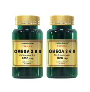 Cosmo Pharm Omega 3 6 9 Ulei seminte in 1000mg 60 capsule + 30 capsule Gratis