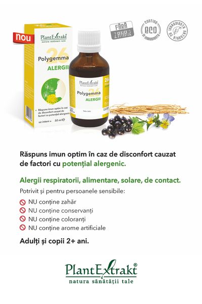 Polygemma 26 Alergii, PlantExtrakt, 50 ml