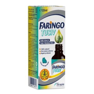 Sirop pentru tuse pe baza de plante Faringo Tusiv, 120 ml