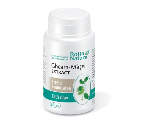 Gheara-Matei extract (Cat's Claw) 350 mg, Rotta Natura, 30 capsule
