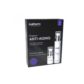 Set Ivatherm Anti-Agin Una: Crema contur ochi, 15 ml si Crema Anti-aging 50 ml