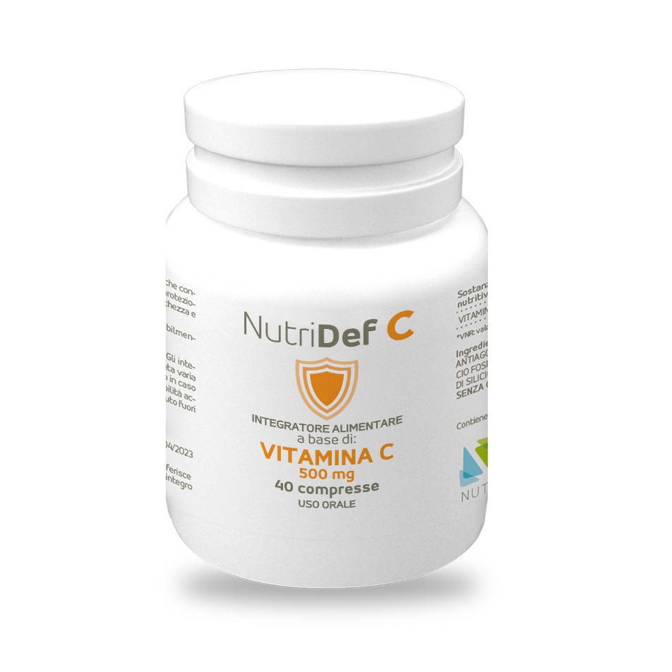 Supliment alimentar NutriDef C cu Vitamina C, 40 tablete