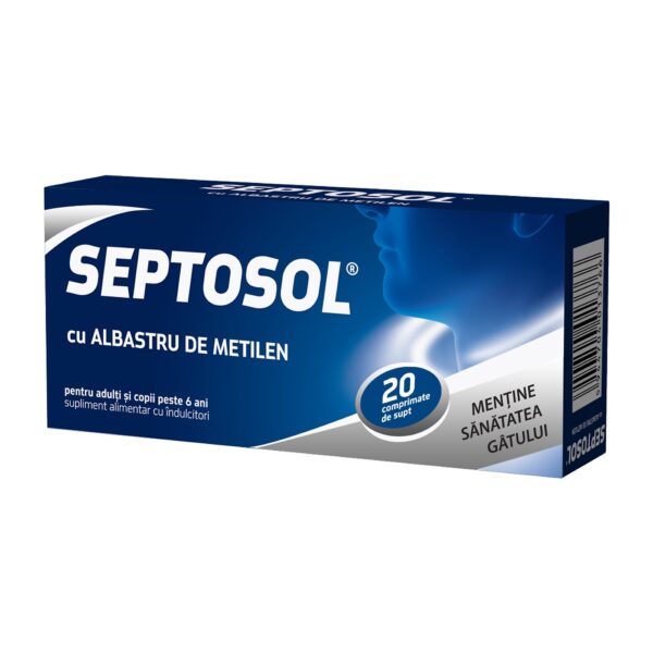 Supliment alimentar Septosol cu albastru de metilen, 20 comprimate, Biofarm