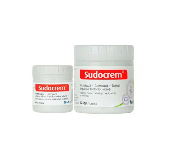 Set Sudocrem, Crema blanda si eficienta pentru bebelusi cu rol in reducerea riscului de infectie la nivelul pielii, 125+60 g