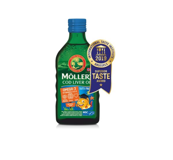 Moller's - Cod liver oil omega 3 tutti frutti 250ml