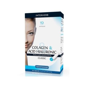 Colagen & Acid Hialuronic Classic pentru piele elastica si ferma, 30 capsule