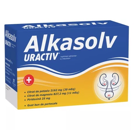 Supliment alimentar Uractiv Alkasolv, 30 plicuri, Fiterman Pharma