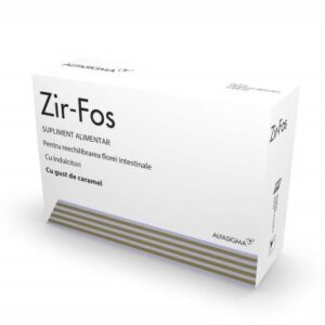 Supliment alimentar Zir-Fos pentru reechilibrarea florei intestinale, 12 plicuri