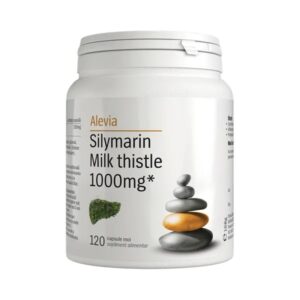 Silymarin Milk thistle 1000mg, 120 comprimate, Alevia