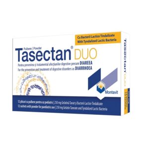 Tasectan DUO copii, 250 mg, 12 plicuri, Montavit
