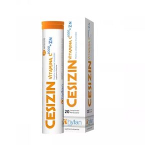 Cesizin Vitamina C 1000 +Zn, 20 comprimate efervescente, Hyllan