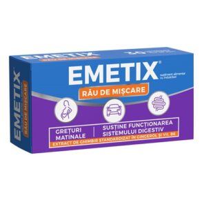Emetix, Rau de miscare, 30 comprimate, Fiterman