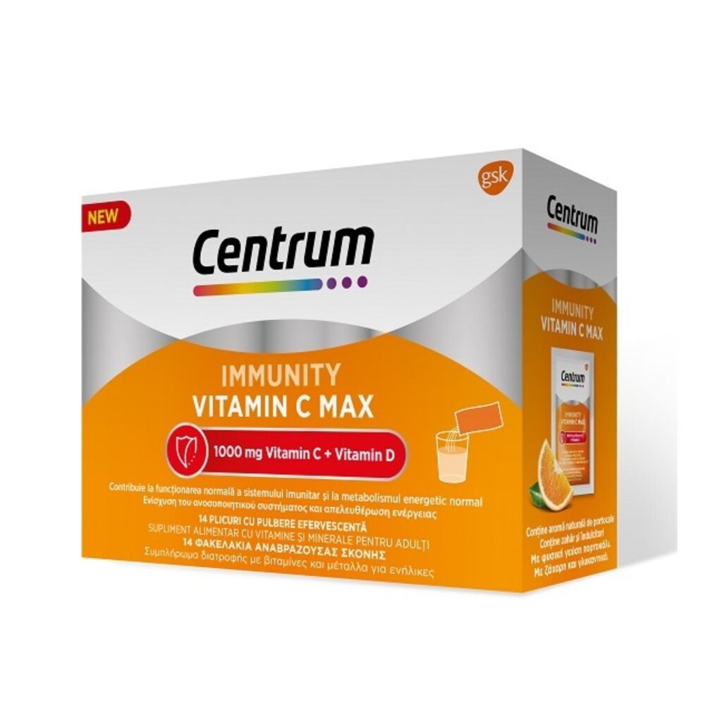 centrum immunity vitamin C max supliment alimentar
