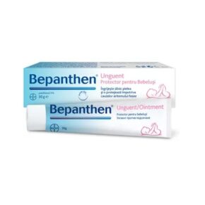 Bepanthen unguent pentru iritatiile de scutec, 5% Panthenol, 30 g, Bayer
