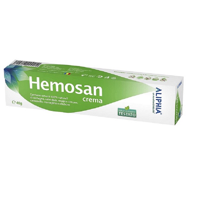 Hemosan crema pentru zone inflamate, 40g, Aliphia